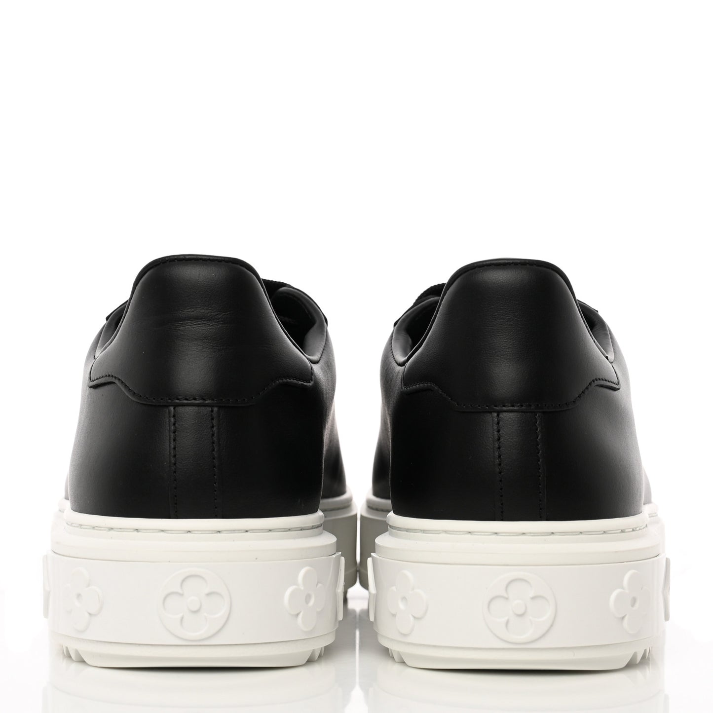 Calfskin Time Out Sneakers 39 Black