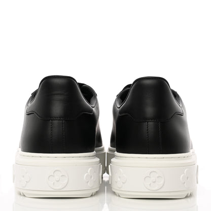 Louis Vuitton Calfskin Time Out Sneakers 39 Black 5 of 13