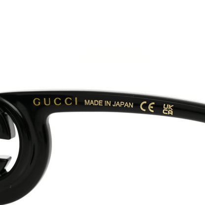 Gucci Acetate Rectangle Frame Sunglasses GG1326S Black 5 of 6