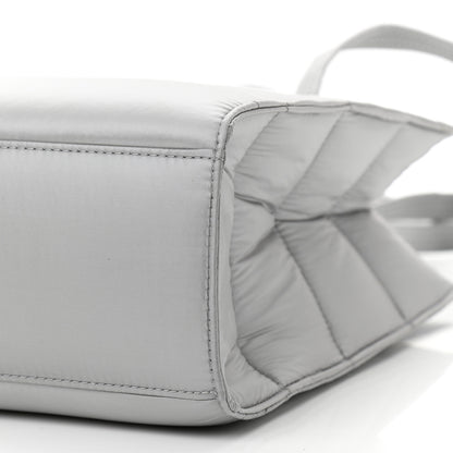 Telfar Nylon Medium Puff Shopping Bag Grey 9 of 9