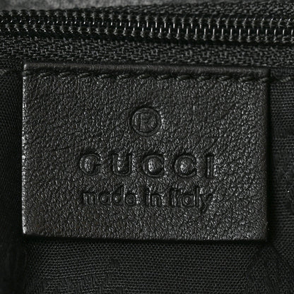 Gucci Guccissima Large New Ladies Web Hobo Black Black 6 of 11