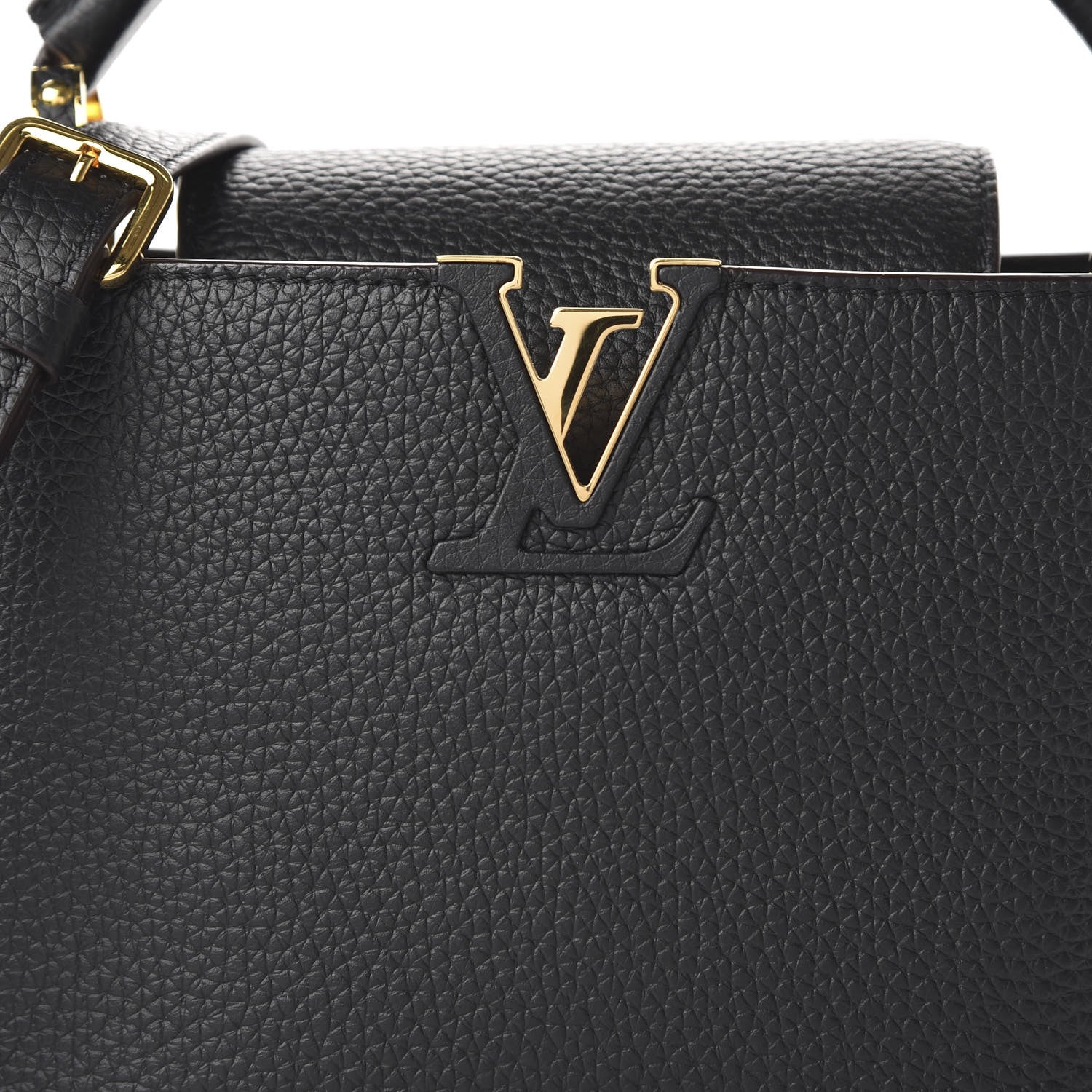 Louis Vuitton Taurillon Capucines BB Black 9 of 9