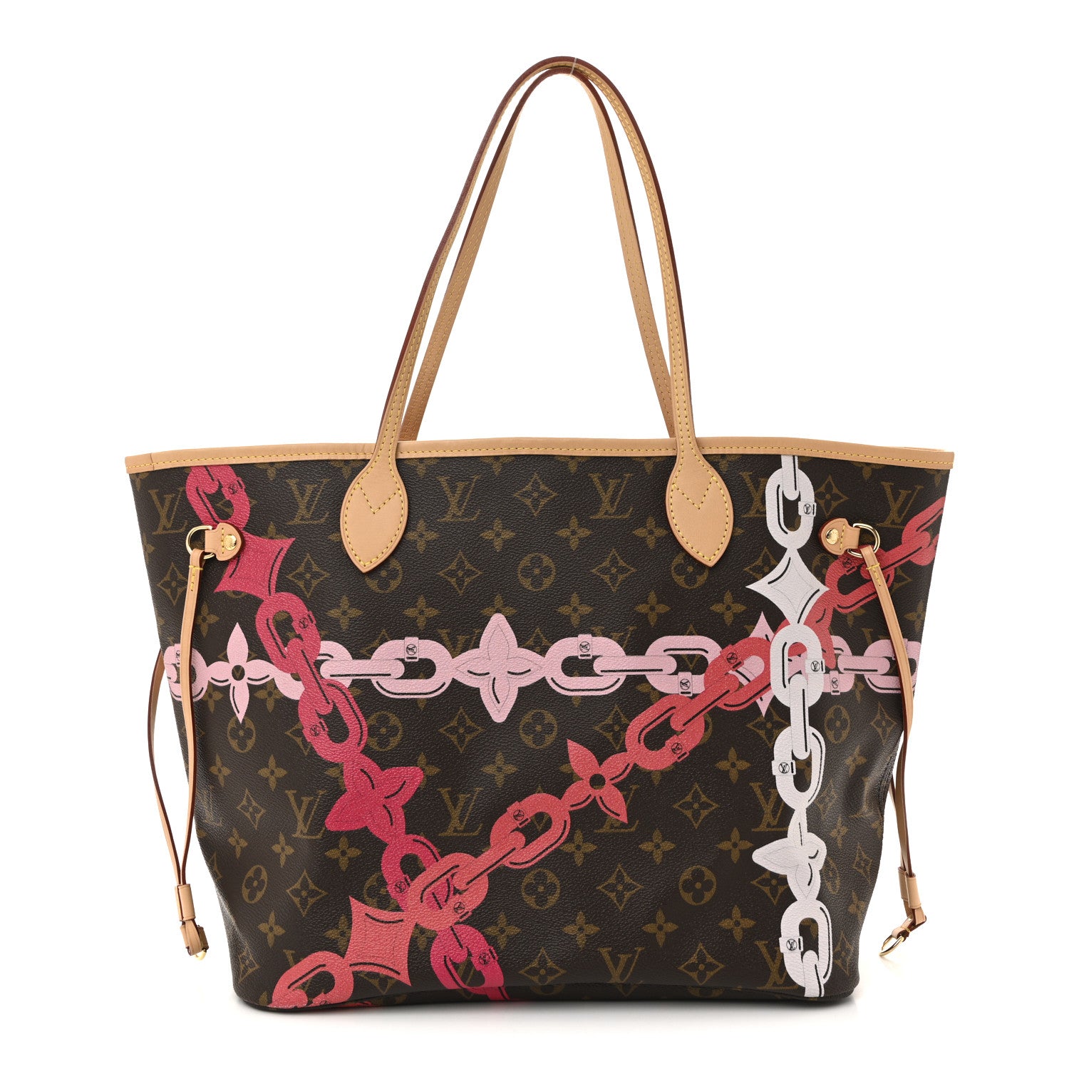 Louis Vuitton Monogram Bay Neverfull MM Rose Ballerine Poppy 1 of 16