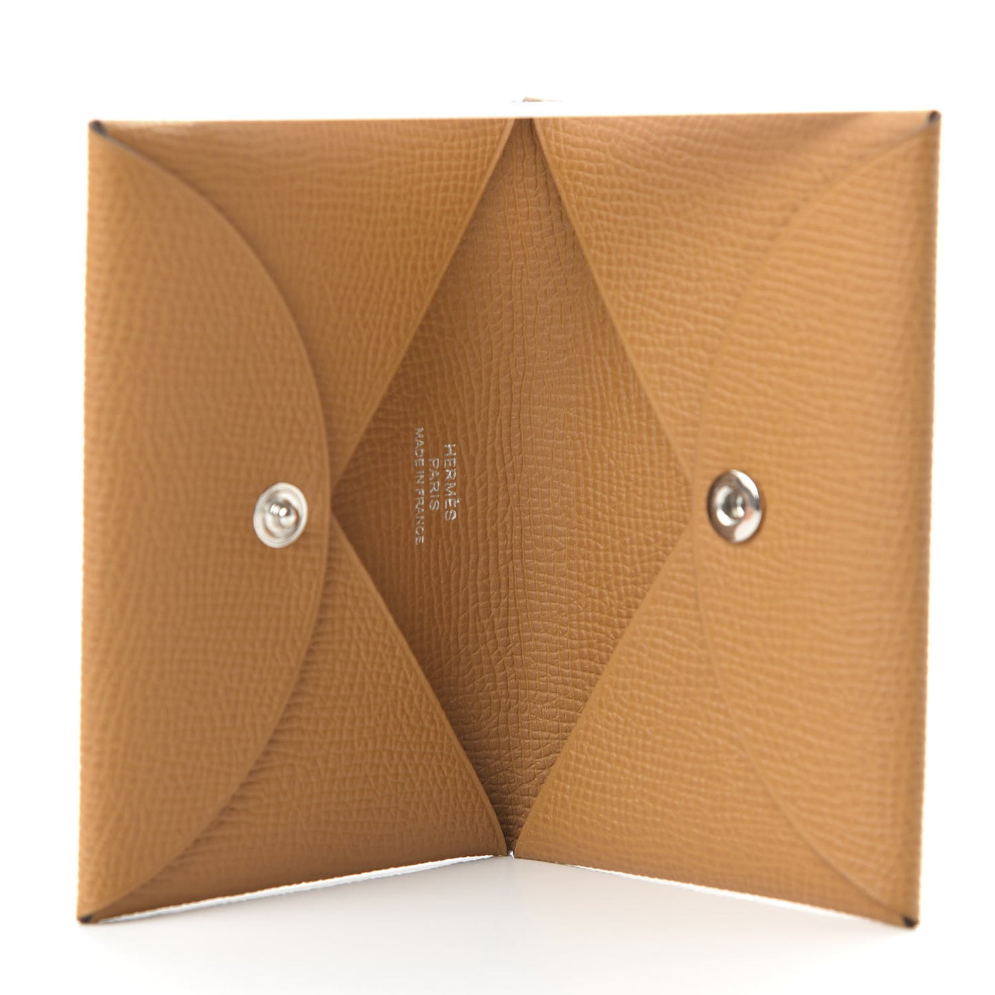 Epsom Calvi Card Case Sesame