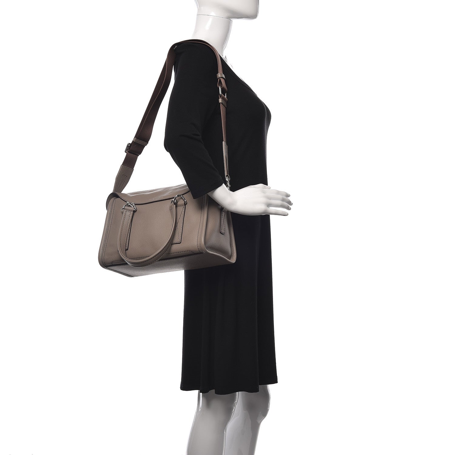 Marc Jacobs Calfskin Wellington Satchel Mink 3 of 13