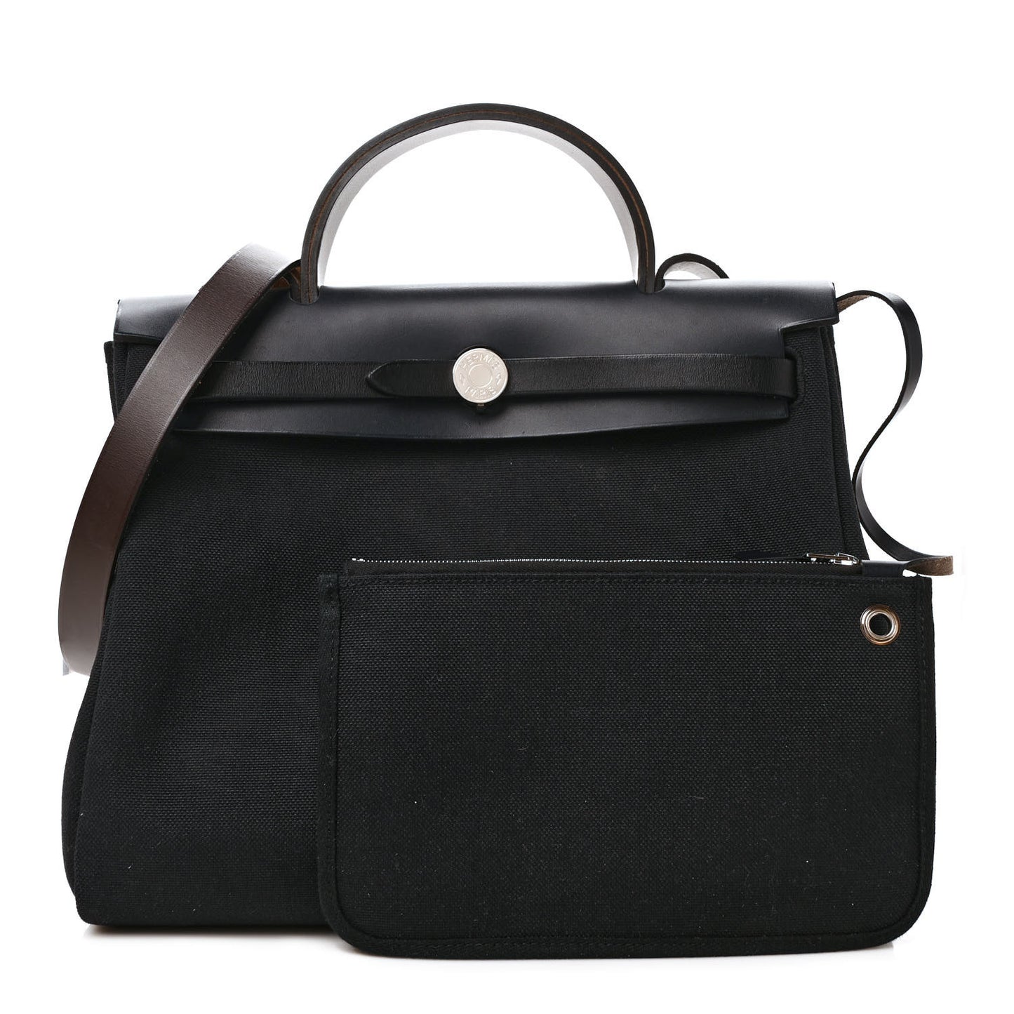 Military Toile Vache Hunter Herbag Zip Retourne 31 PM Black Bleu Indigo