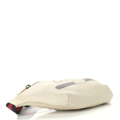 Gucci Grained Calfskin Small Logo Belt Bag White 4 of 11