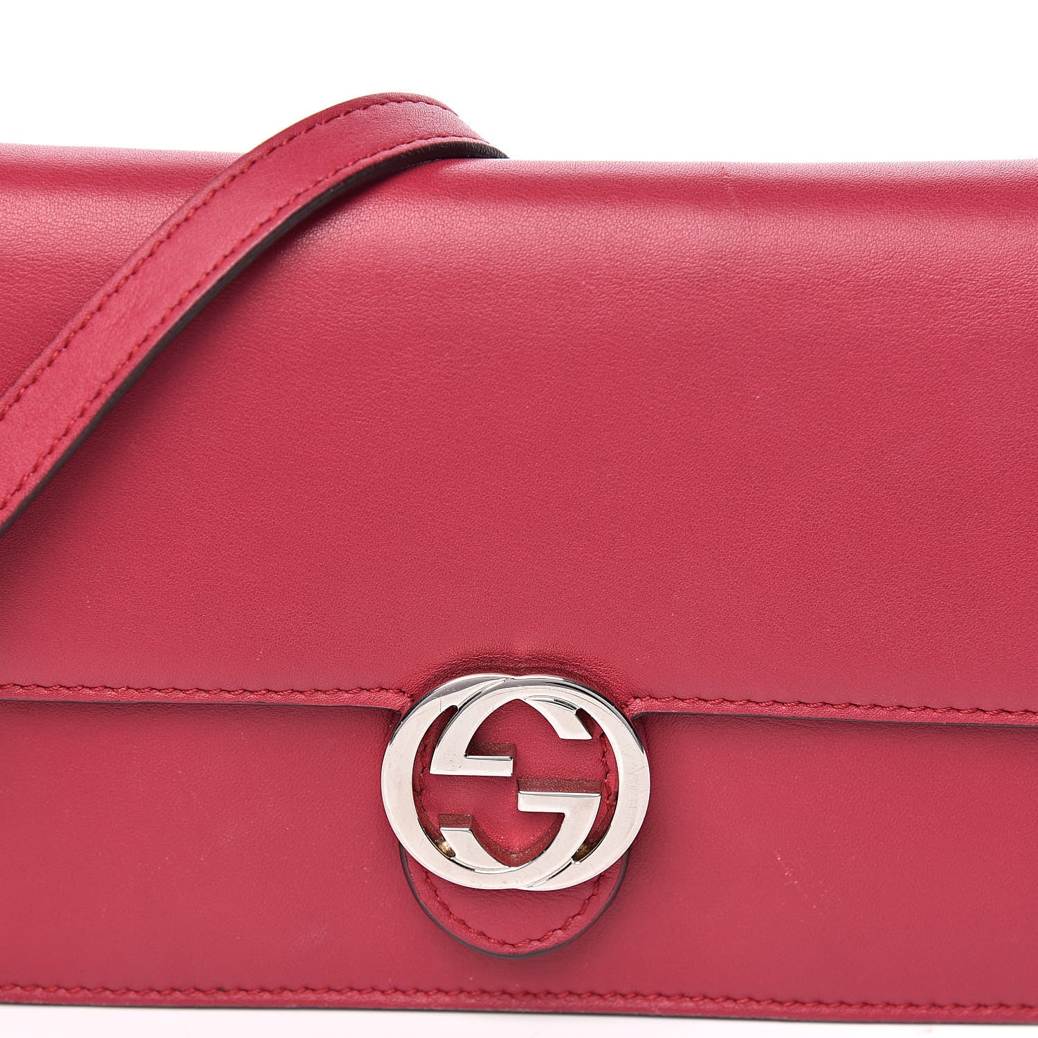Gucci Calfskin Icon Wallet Red 10 of 20
