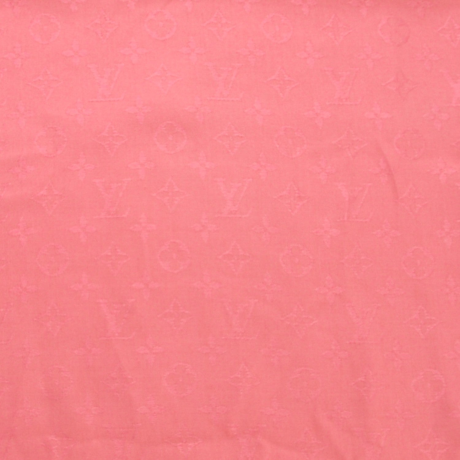 Louis Vuitton Silk Wool Monogram Shawl Corail 1 of 5