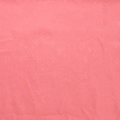 Louis Vuitton Silk Wool Monogram Shawl Corail 1 of 5