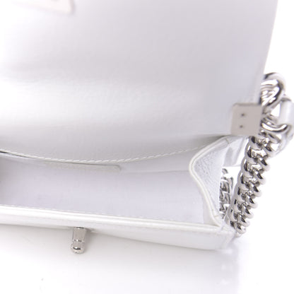 Chanel Patent Goatskin Quilted Small Boy Flap White 4 of 9