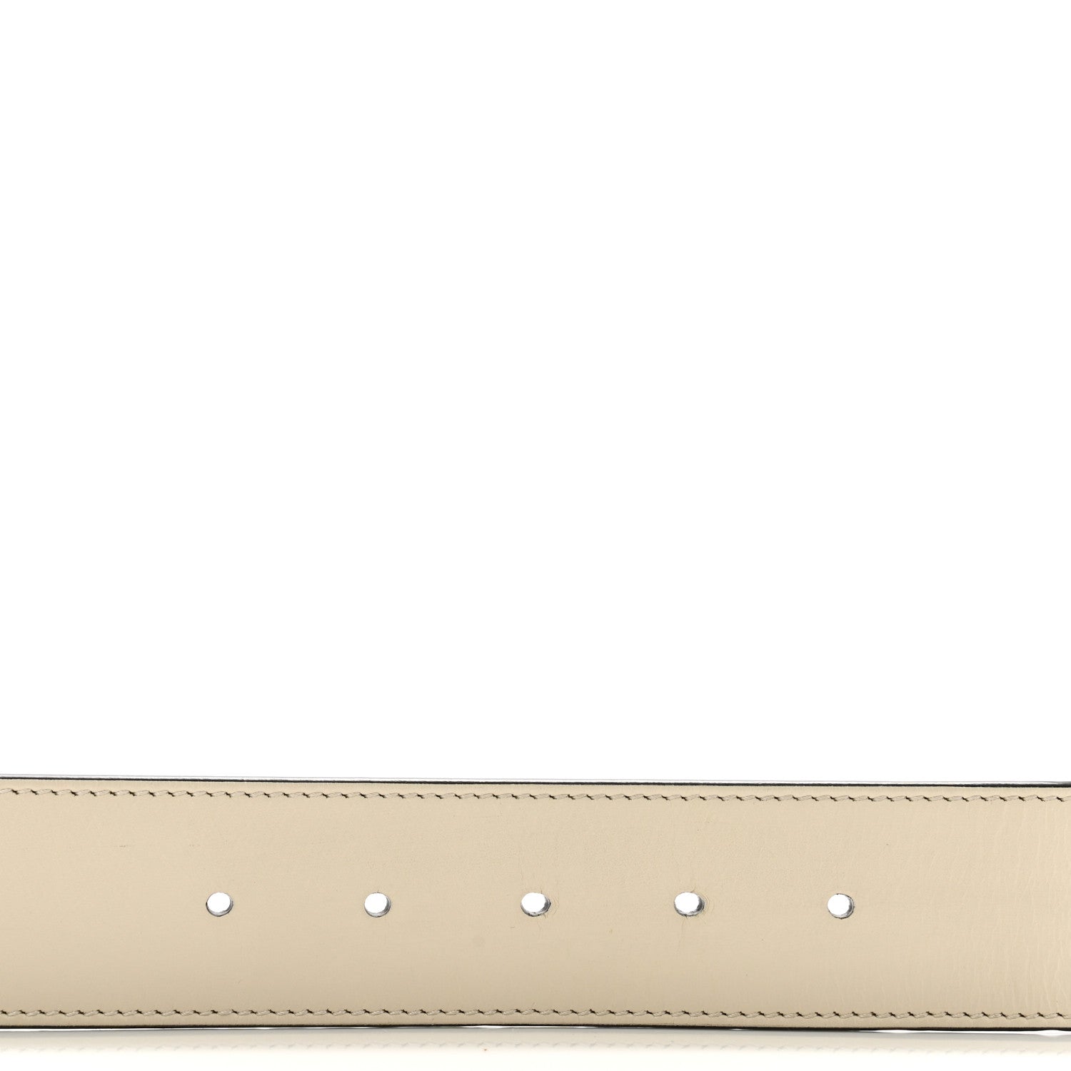 Gucci Calfskin Double G 40mm Belt 70 28 Mystic White 3 of 7