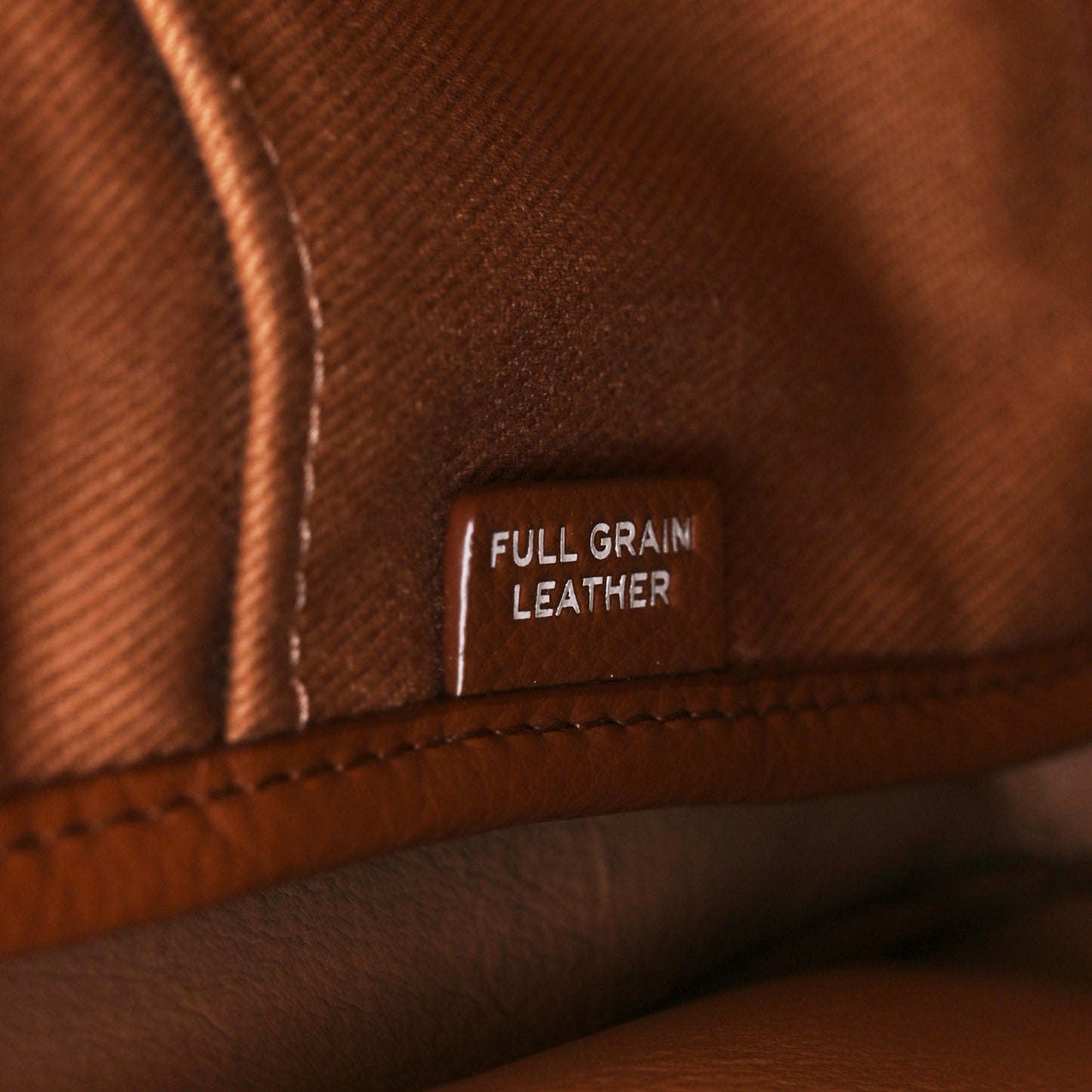 Grained Calfskin Medium The Tote Bag Argan Oil