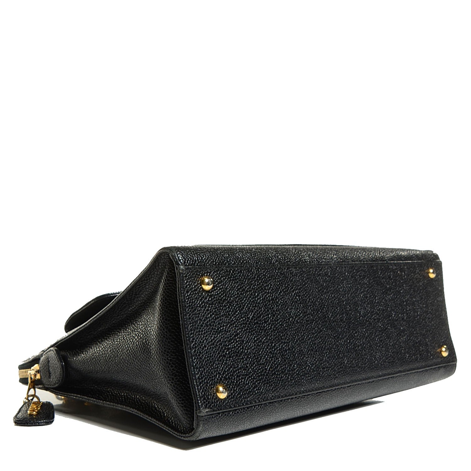 Chanel Caviar Flap Shoulder Bag Black 4 of 7
