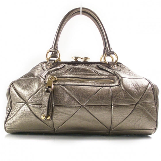 Metallic Patchwork Stam Bronze