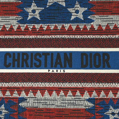 Christian Dior Canvas Embroidered Exclusive US Book Tote Multicolor 8 of 11