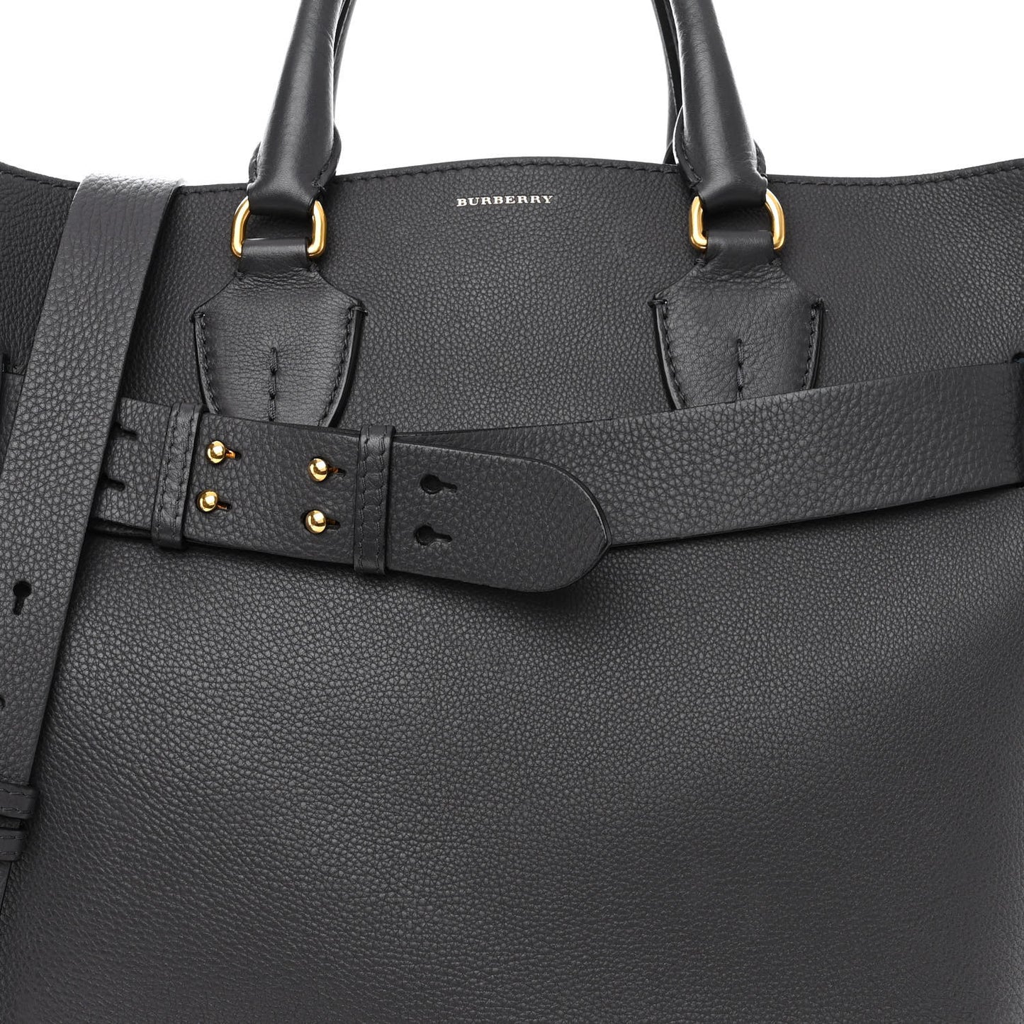 Marais Calfskin Large Belt Bag Charcoal Grey