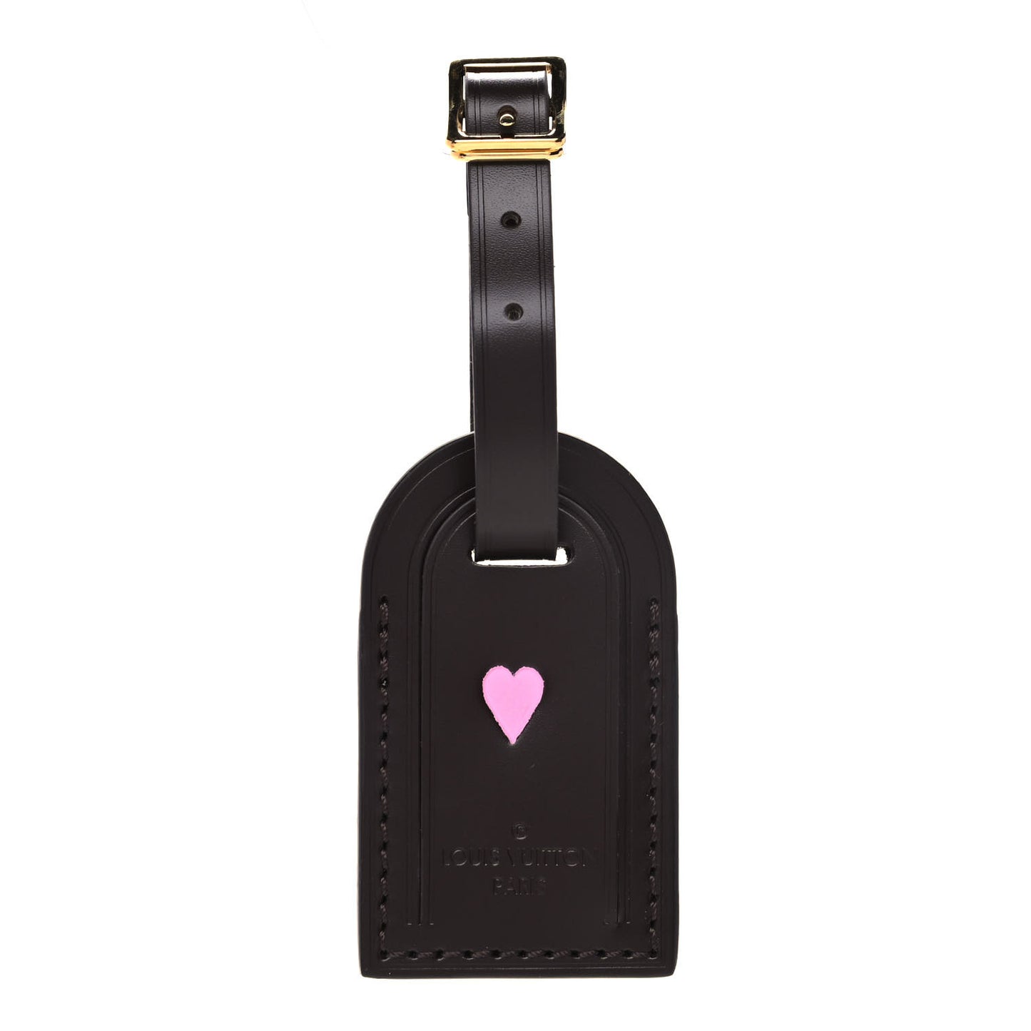 Calfskin Luggage Tag Ebene
