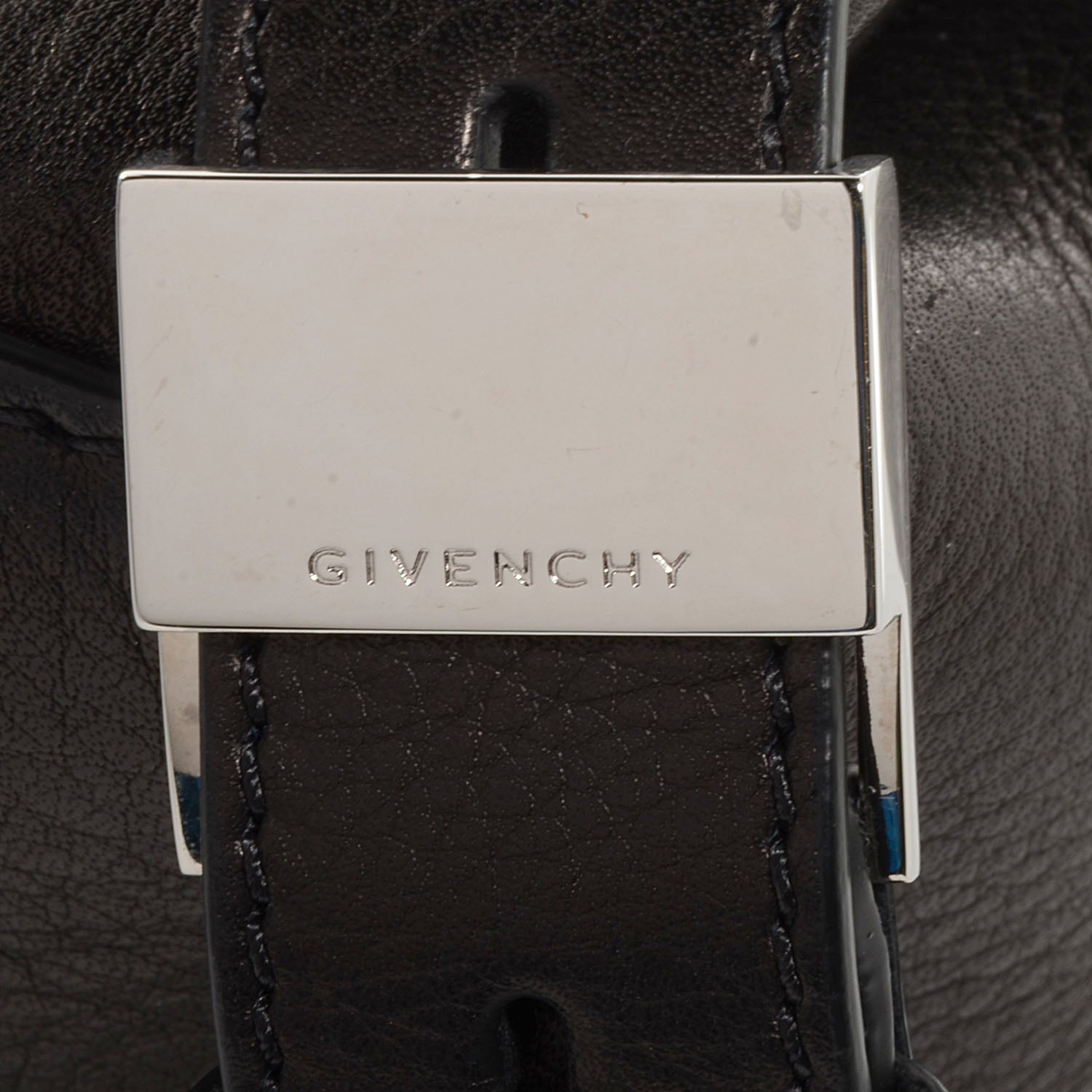 Givenchy Textured Calfskin Small Pandora Pure Flap Bag Black 8 of 10