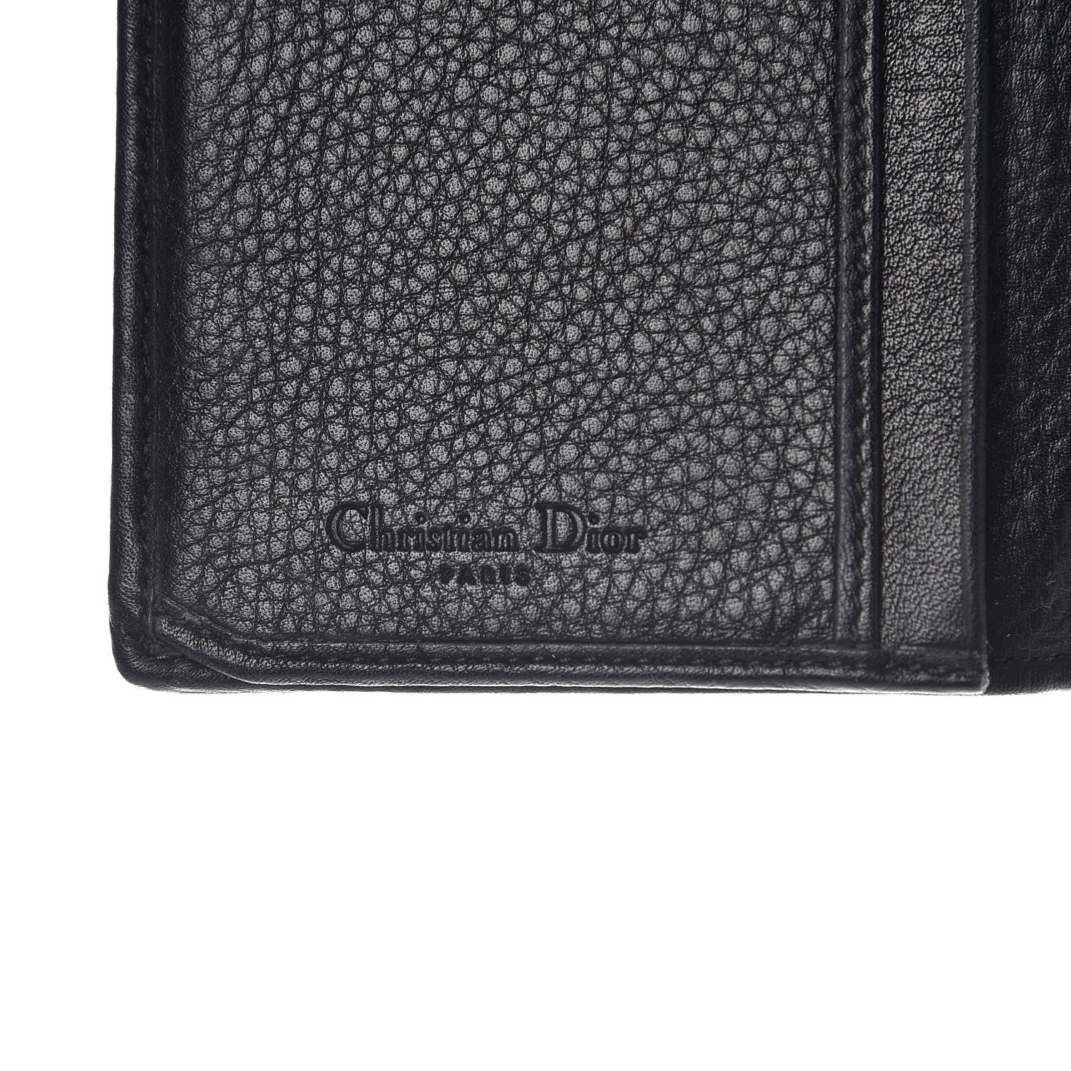 Christian Dior Monogram Continental Wallet Black 6 of 8