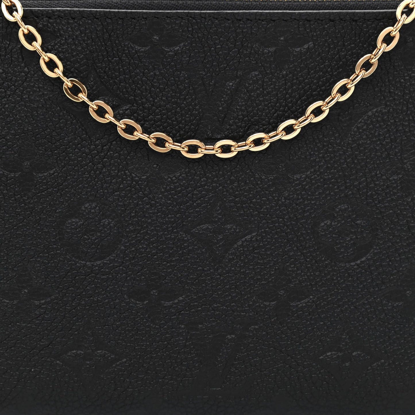 Empreinte Double Zip Pochette Black