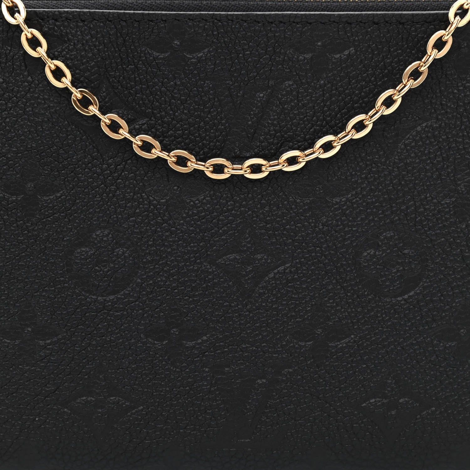 Louis Vuitton Empreinte Double Zip Pochette Black 9 of 12