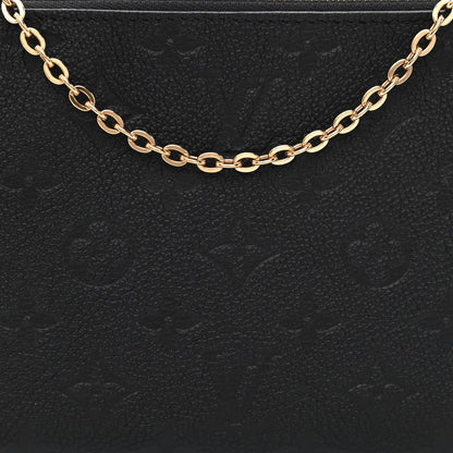 Louis Vuitton Empreinte Double Zip Pochette Black 9 of 12