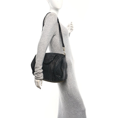 Alexander Wang Pebbled Lambskin Rocco Black Antique Brass Hardware 2 of 10