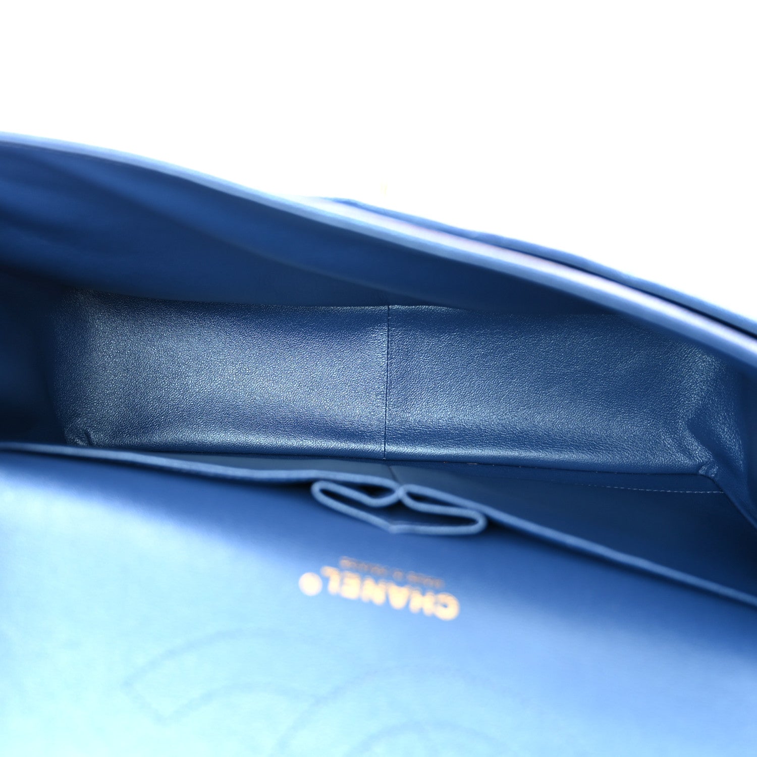 Chanel Iridescent Caviar Quilted Jumbo Double Flap Dark Blue 5 of 11