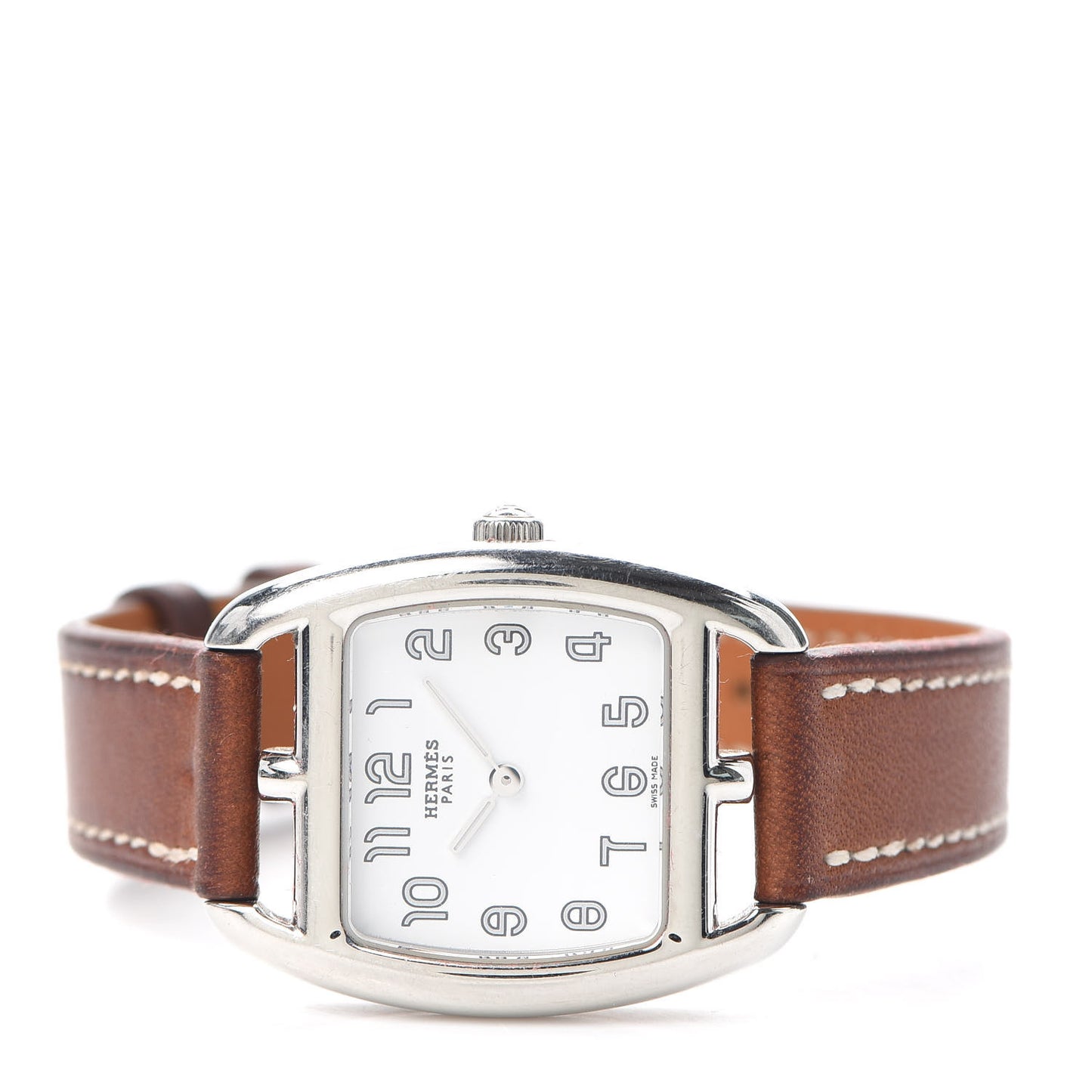 Stainless Steel Barenia 26mm Cape Cod Tonneau Quartz Watch Fauve