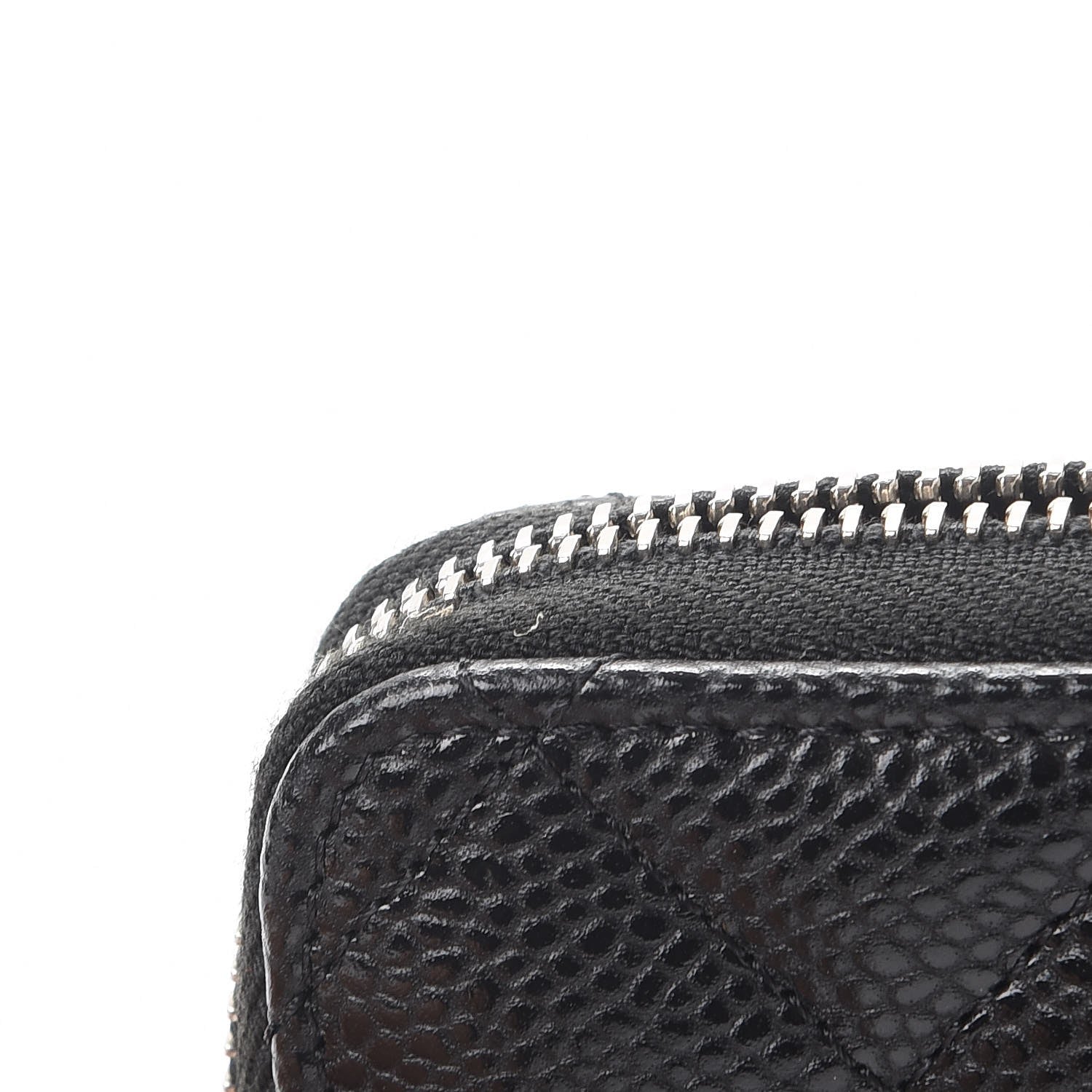 Chanel Caviar Quilted Medium Zip Around Wallet Black 9 of 11