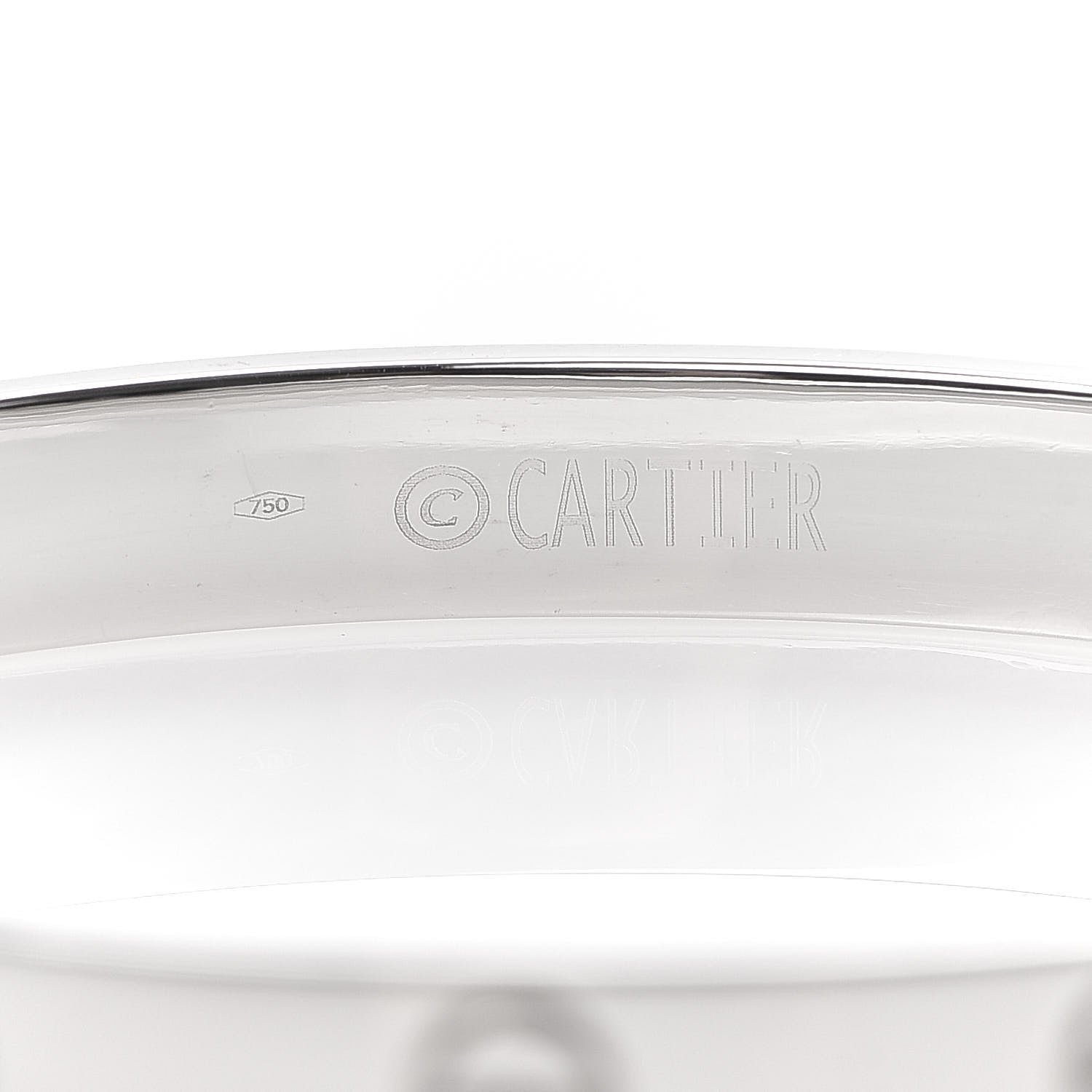 Cartier 18K White Gold LOVE Bracelet 16 4 of 6