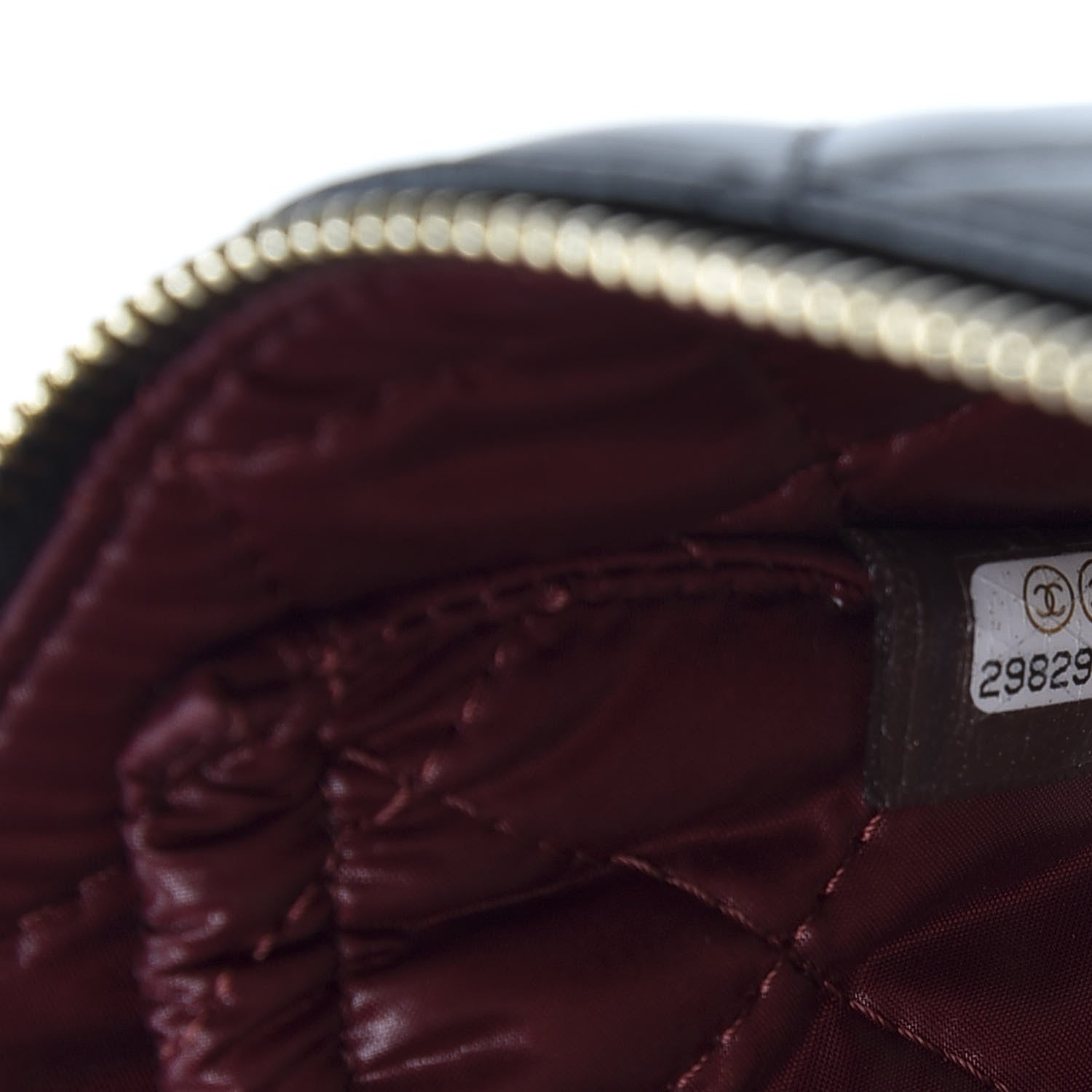 Chanel Lambskin Quilted Large Vanity Pouch Black 8 of 10
