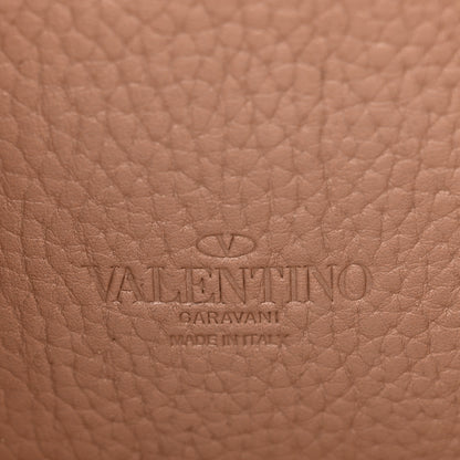 Valentino Garavani Pebbled Calfskin Medium Rockstud Flip Lock Crossbody Bag Poudre 6 of 10