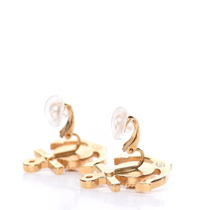 Chanel Metal Anchor CC Earrings Gold 4 of 5