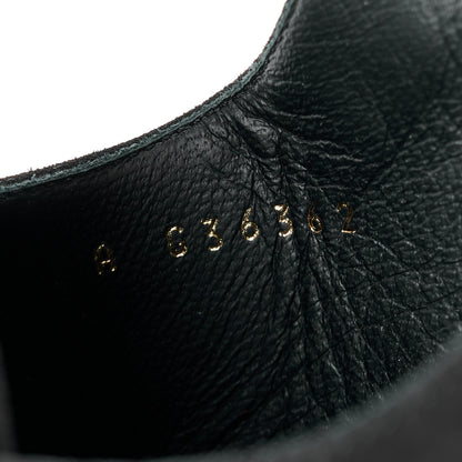 Chanel Suede Calfskin Grosgrain Cut Out Pumps 40.5 Black 8 of 9