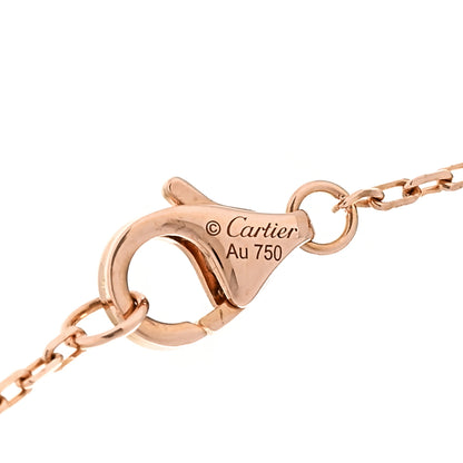 Cartier 18K Pink Gold Diamond Juste Un Clou Pendant Necklace 6 of 6