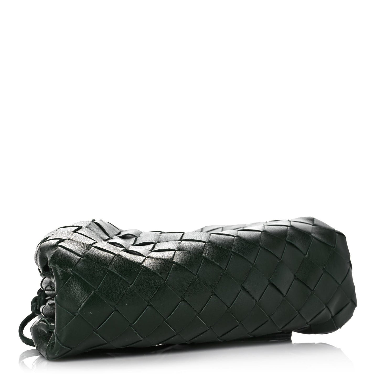Nappa Intrecciato The Mini Pouch Bottle Green