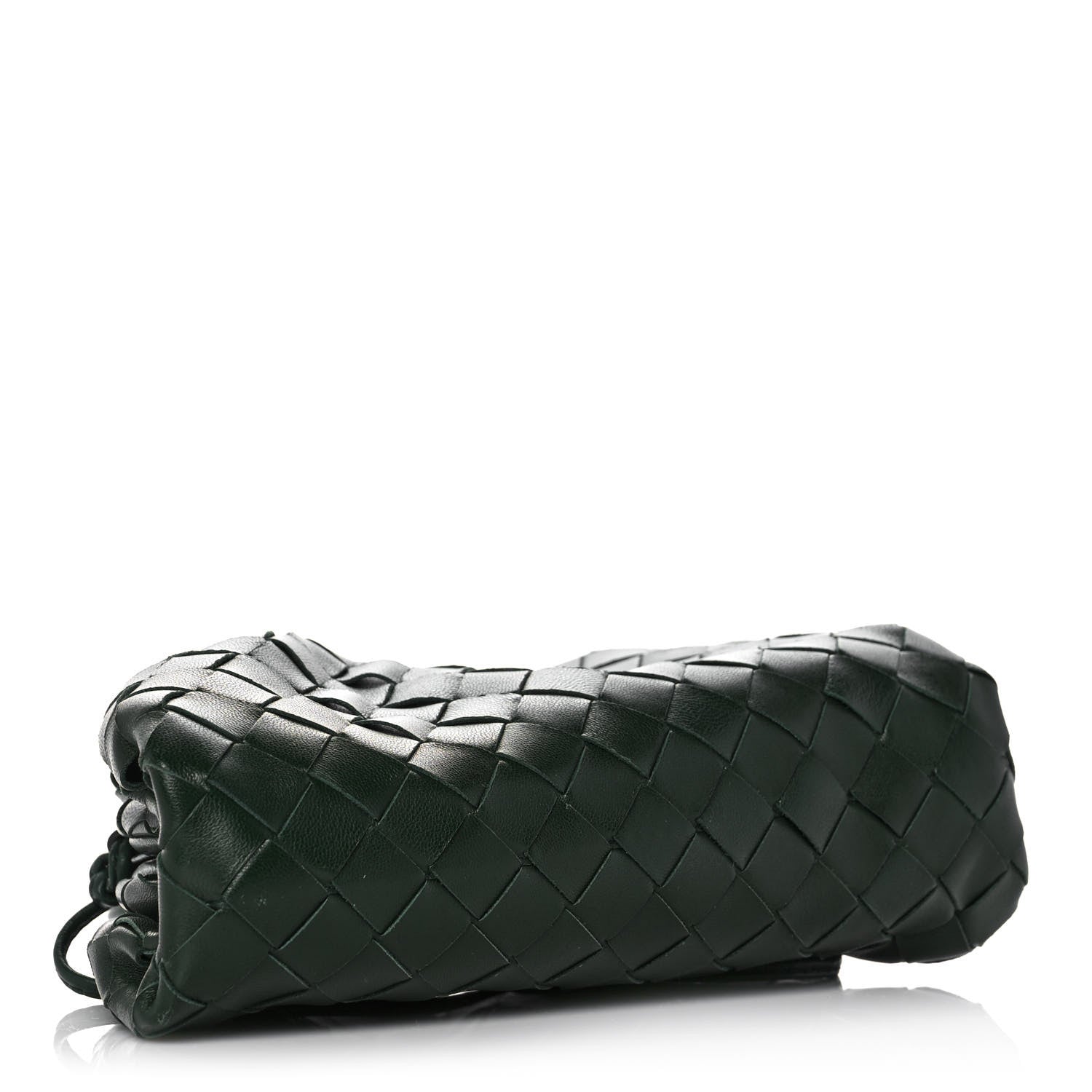Bottega Veneta Nappa Intrecciato The Mini Pouch Bottle Green 4 of 10