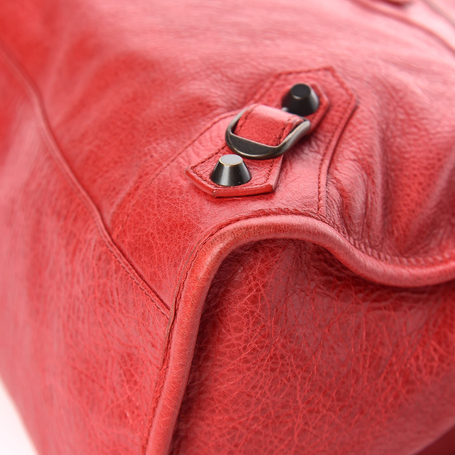 Balenciaga Agneau Classic Hardware City Rouge Coquelicot 10 of 15