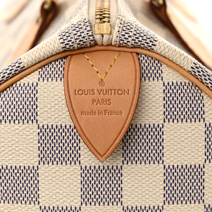Louis Vuitton Damier Azur Speedy 30 7 of 10