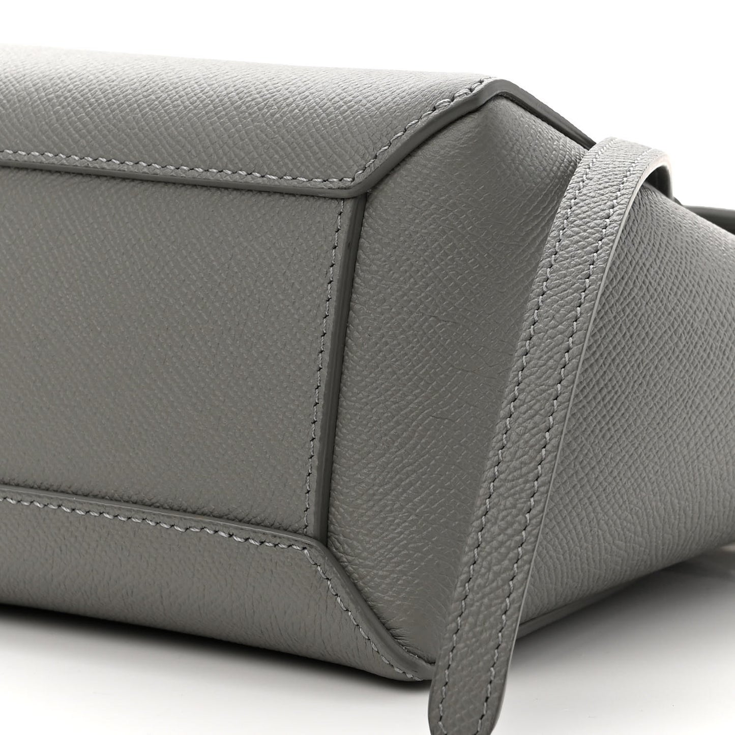 Grained Calfskin Nano Belt Bag Cloud