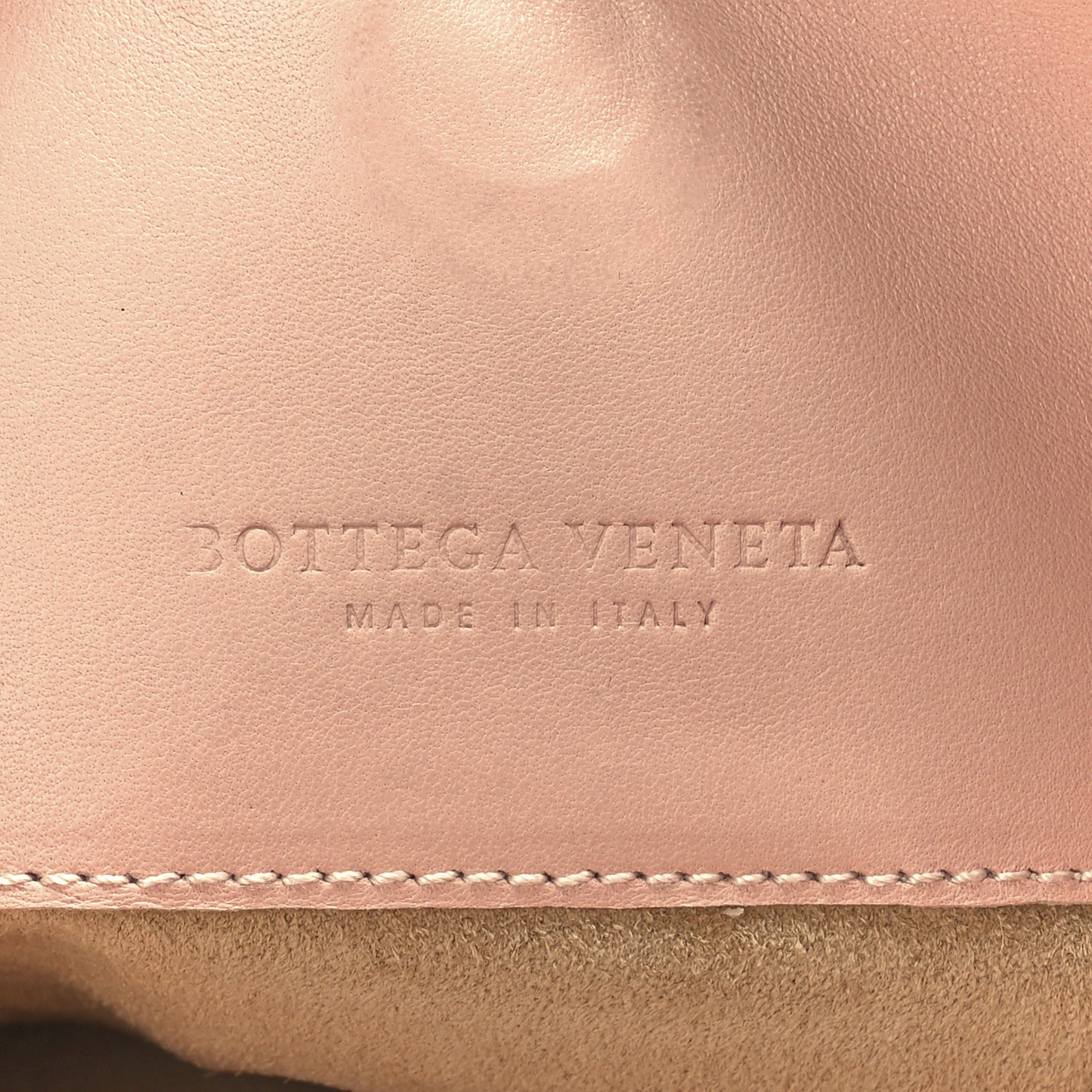 Nappa Intrecciato Small Shoulder Bag Flamingo