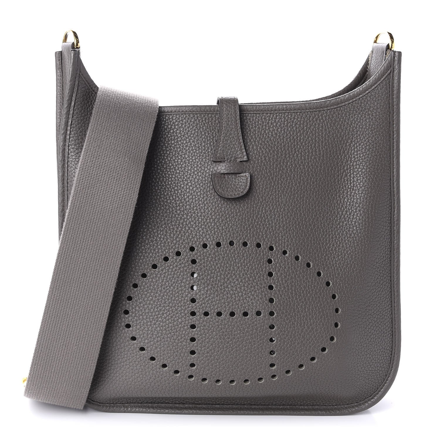 Hermes Taurillon Clemence Evelyne III PM Etain 1 of 9