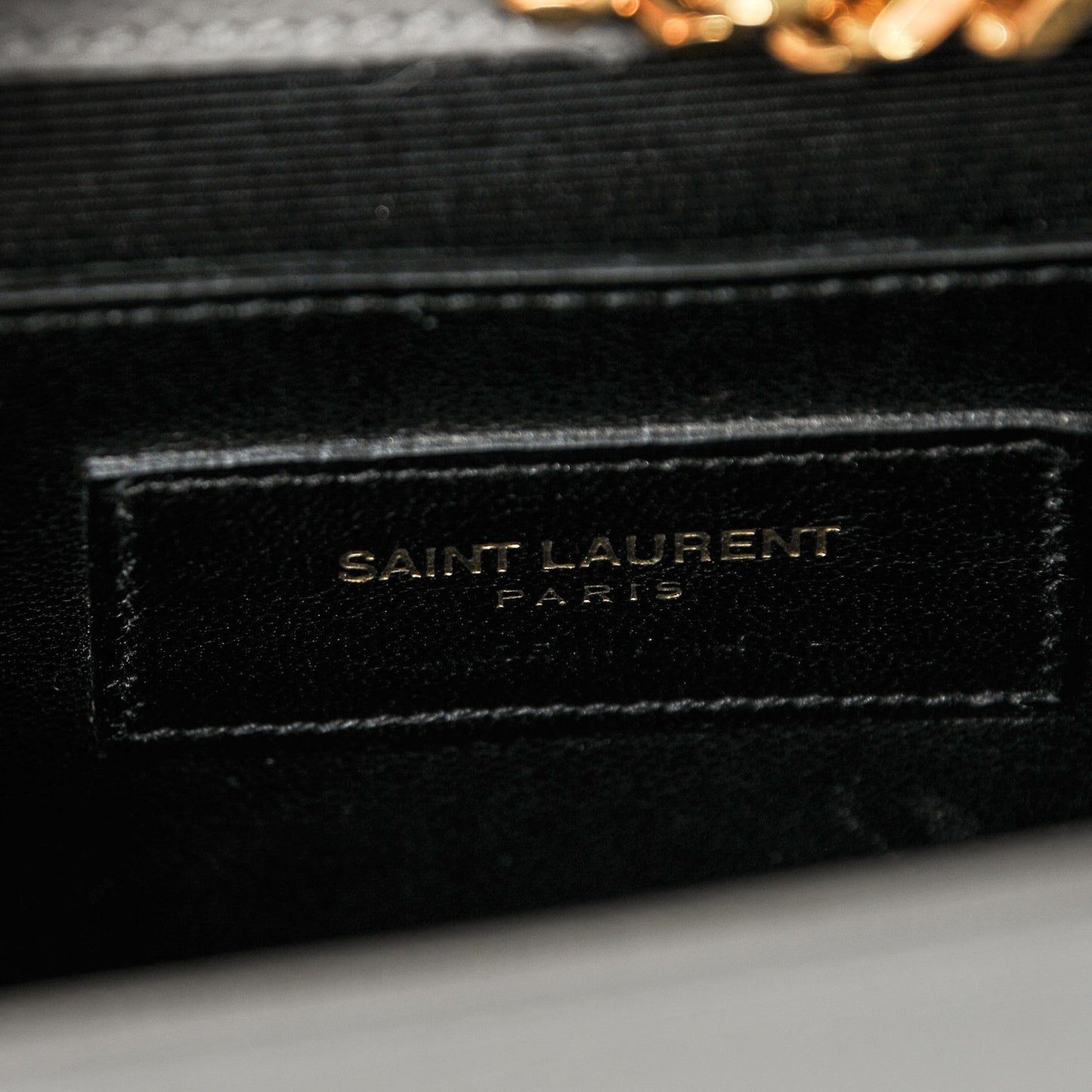 Grain De Poudre Small Monogram Kate Satchel Fog