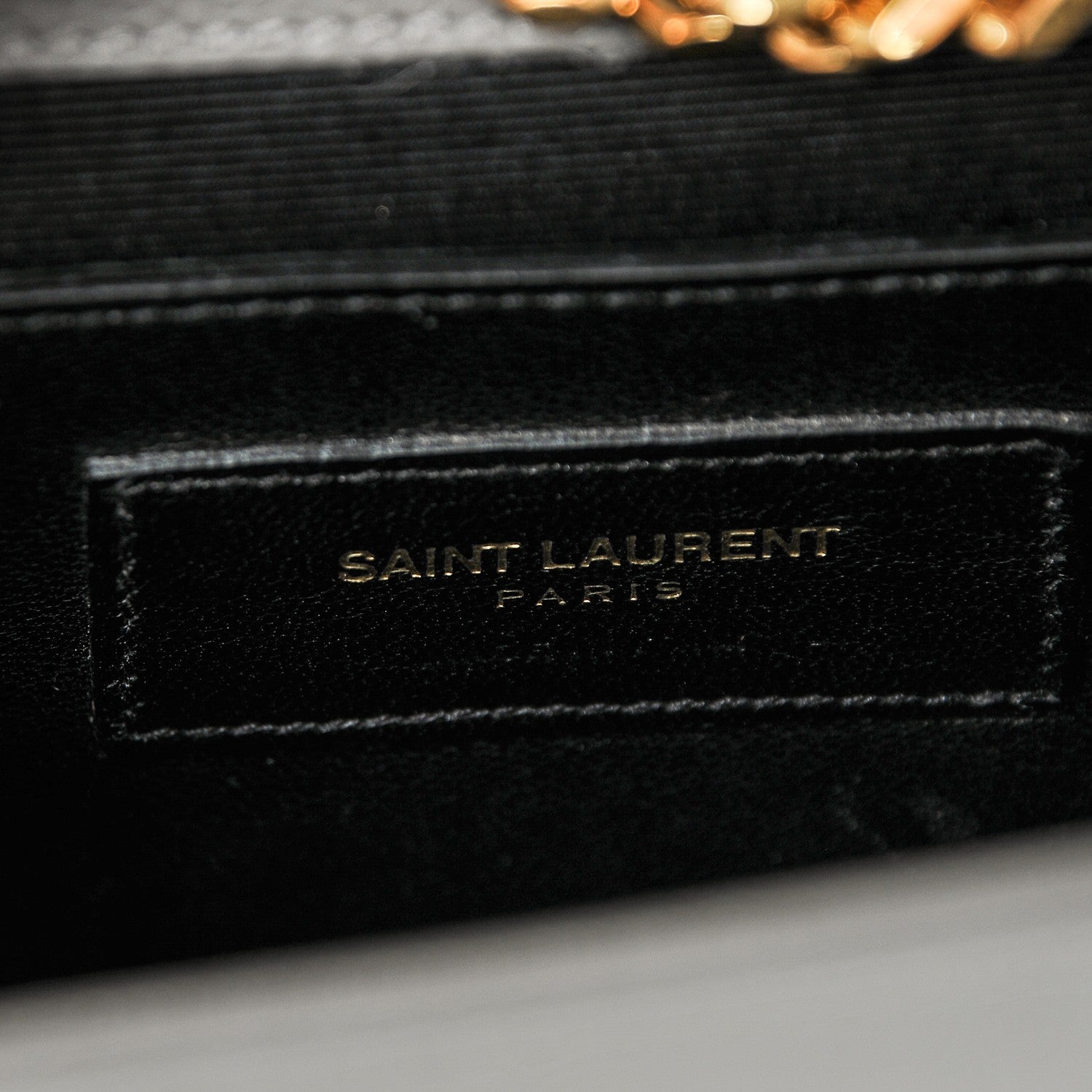 Saint Laurent Grain De Poudre Small Monogram Kate Satchel Fog 7 of 7