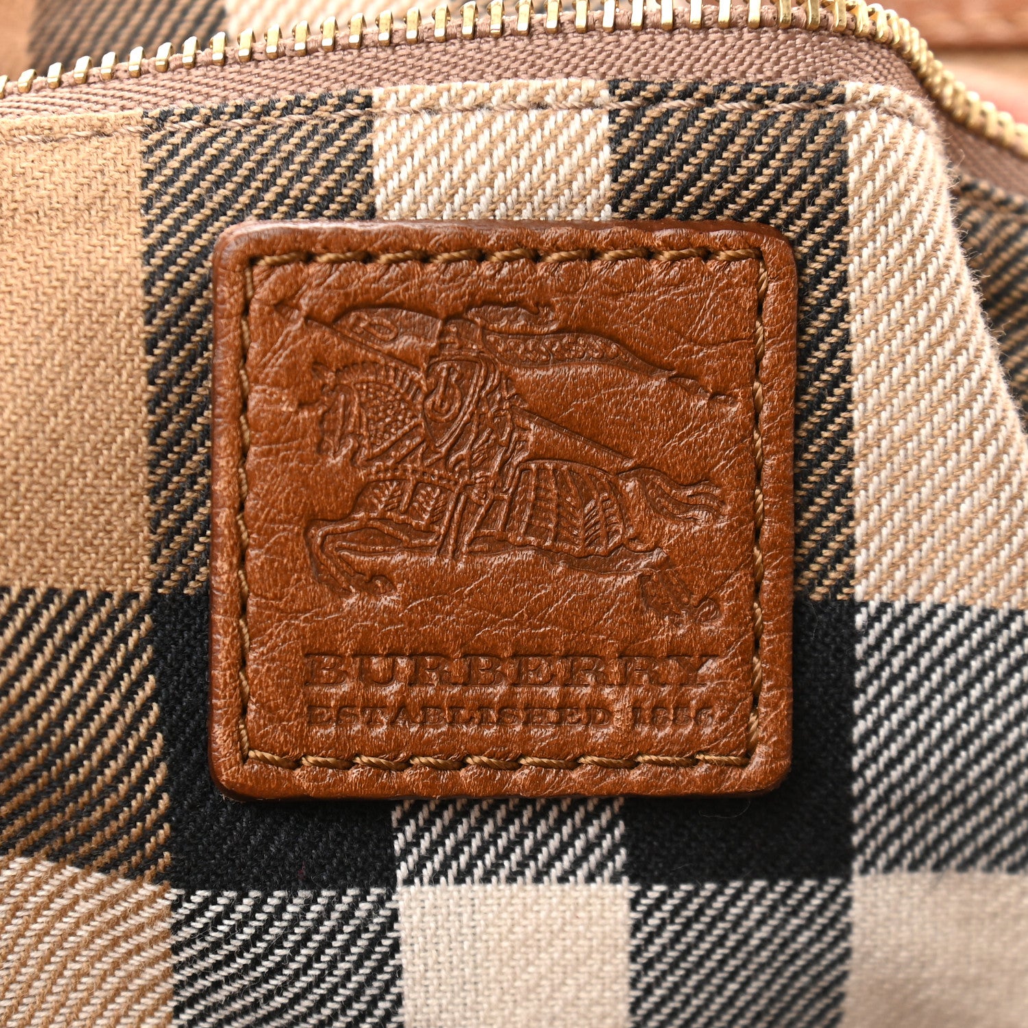 Burberry Calfskin Medium Raymond Brown 7 of 11