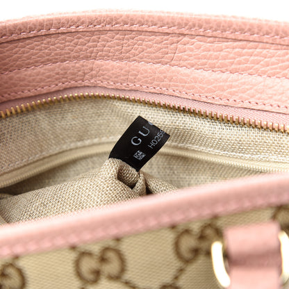 Gucci Monogram Small Bree Tote Beige Soft Pink 10 of 12