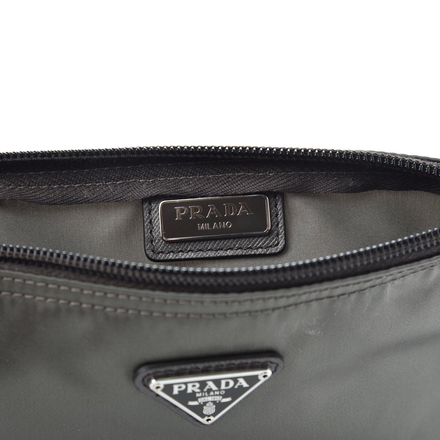 Tessuto Nylon Pouch Fumo