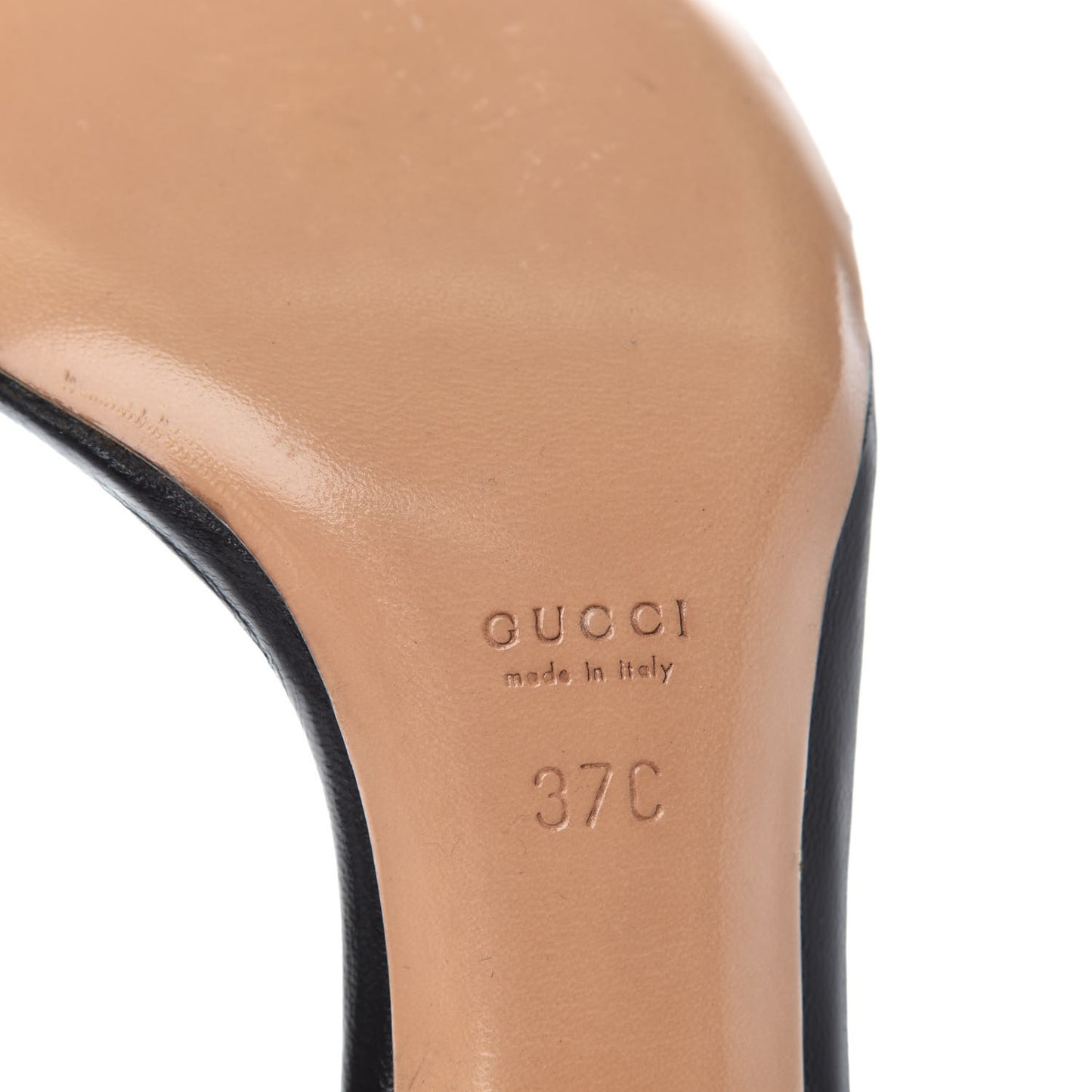 Guccissima Strappy Sandals 37 Dark Brown